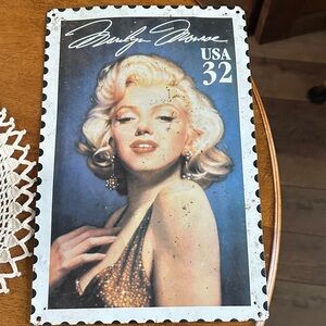Vintage Style Marilyn Monroe Metal Sign